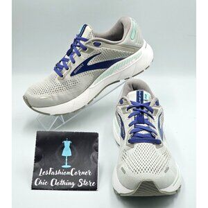 Brooks Women's Gray & Purple Adrenaline GTS 22 Running Shoes Size 10 2832